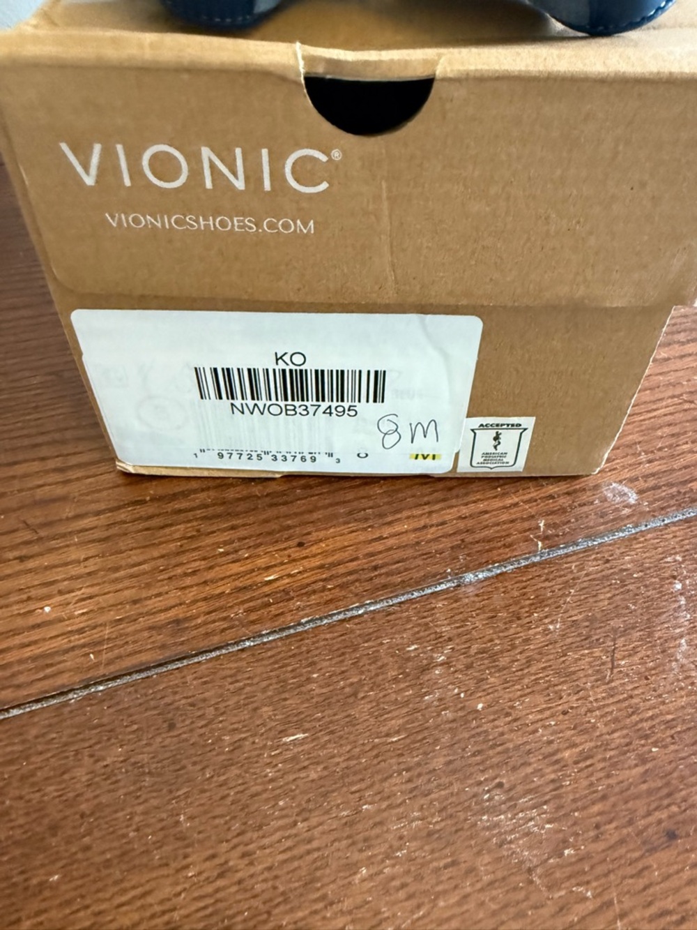 Vionic‎ Women's Suede-Look Slip-On Loafers in Powder Blue - Picture 8 of 8